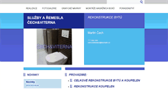 Desktop Screenshot of koupelny-rekonstrukce.eu